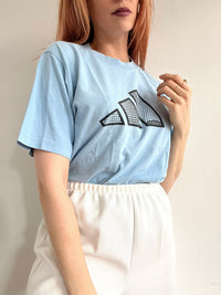T-shirt bleu clair Adidas S