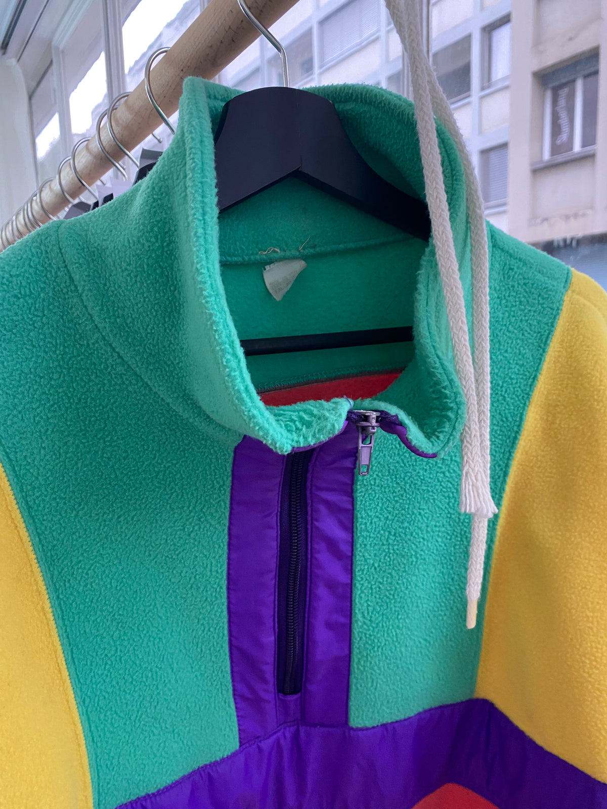 XL blue fleece sweater