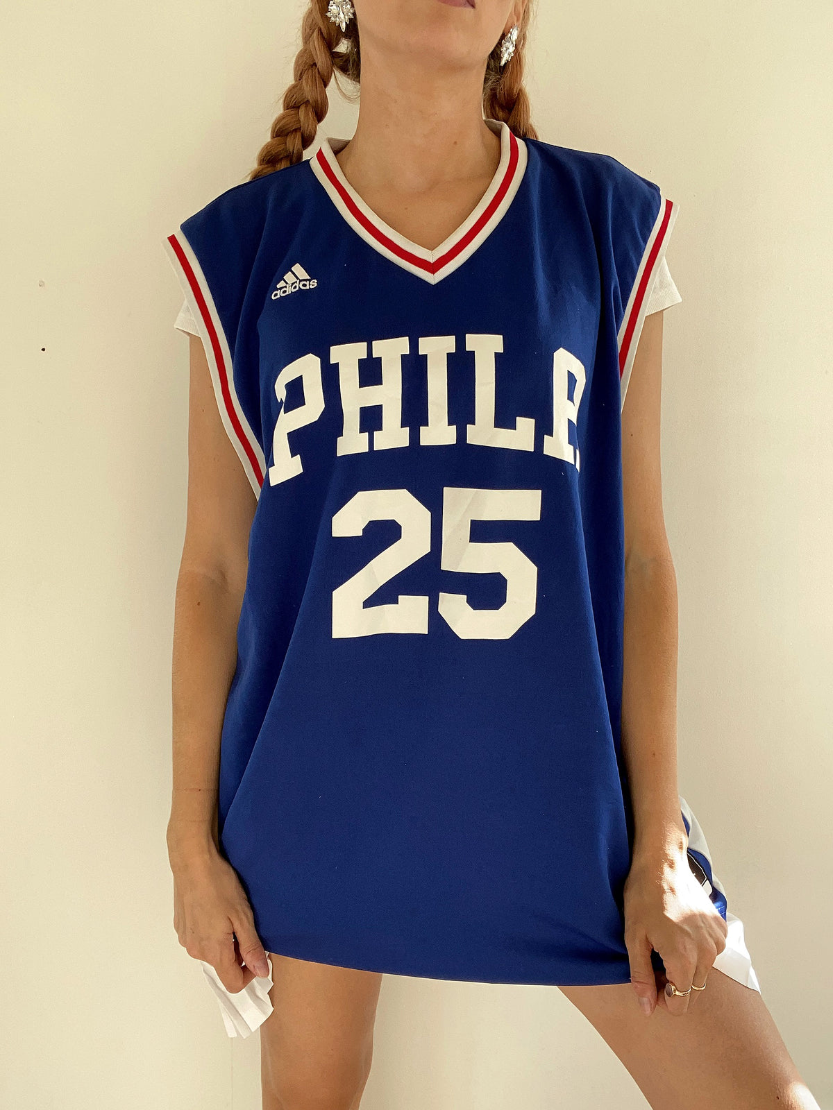 Blau-rotes Philla NFL XL-Trikot