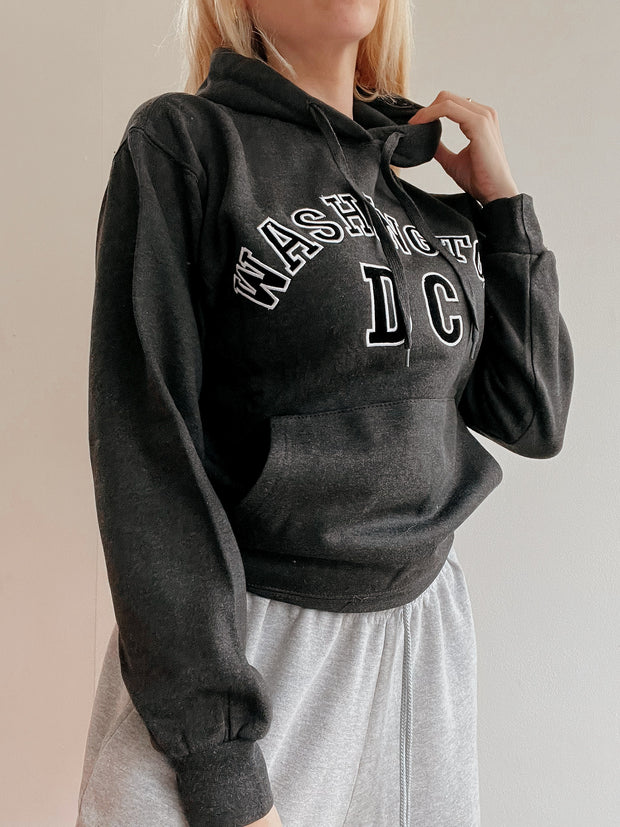 Pull vintage américain gris foncé  M