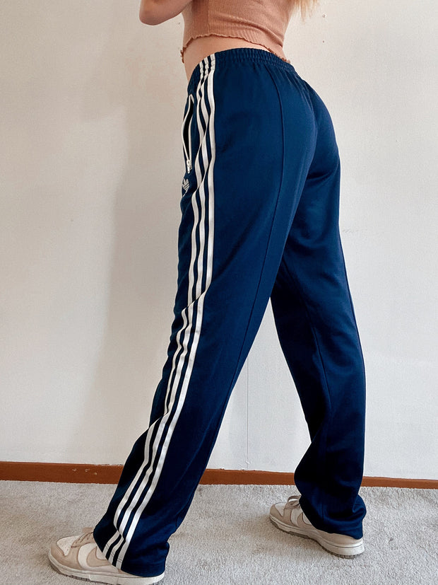 Pantalon de jogging vintage bleu Adidas L