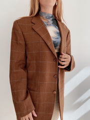 Veste blazer vintage brun L/XL